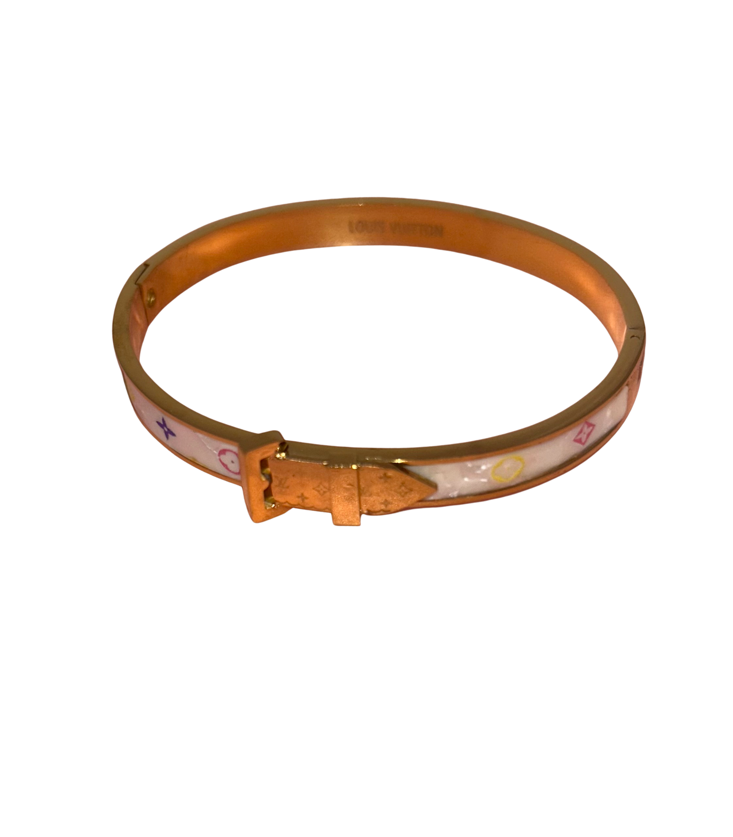 LV White Multi-Color bangle