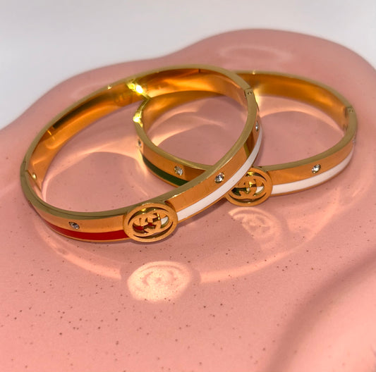 GG Color block Bangle