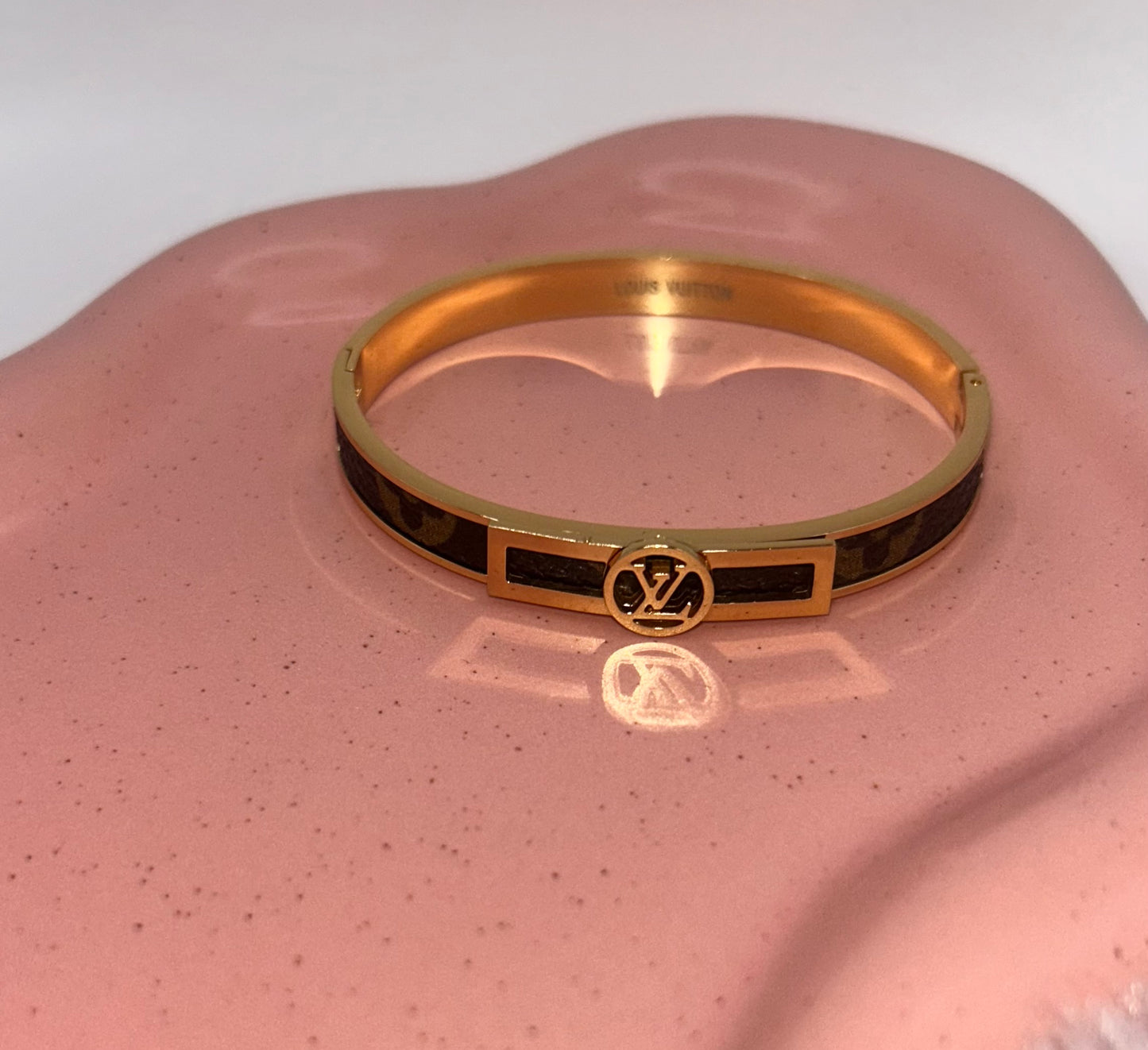 LV bangle w Initials