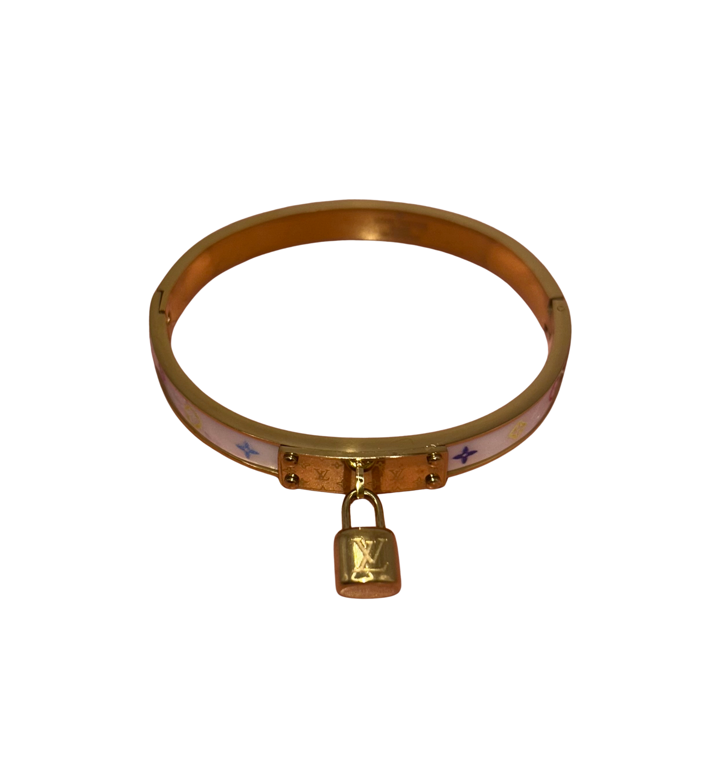LV White Multi-Color bangle
